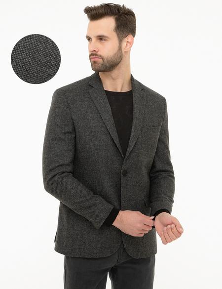 Füme Slim Fit Ceket - 50225968008