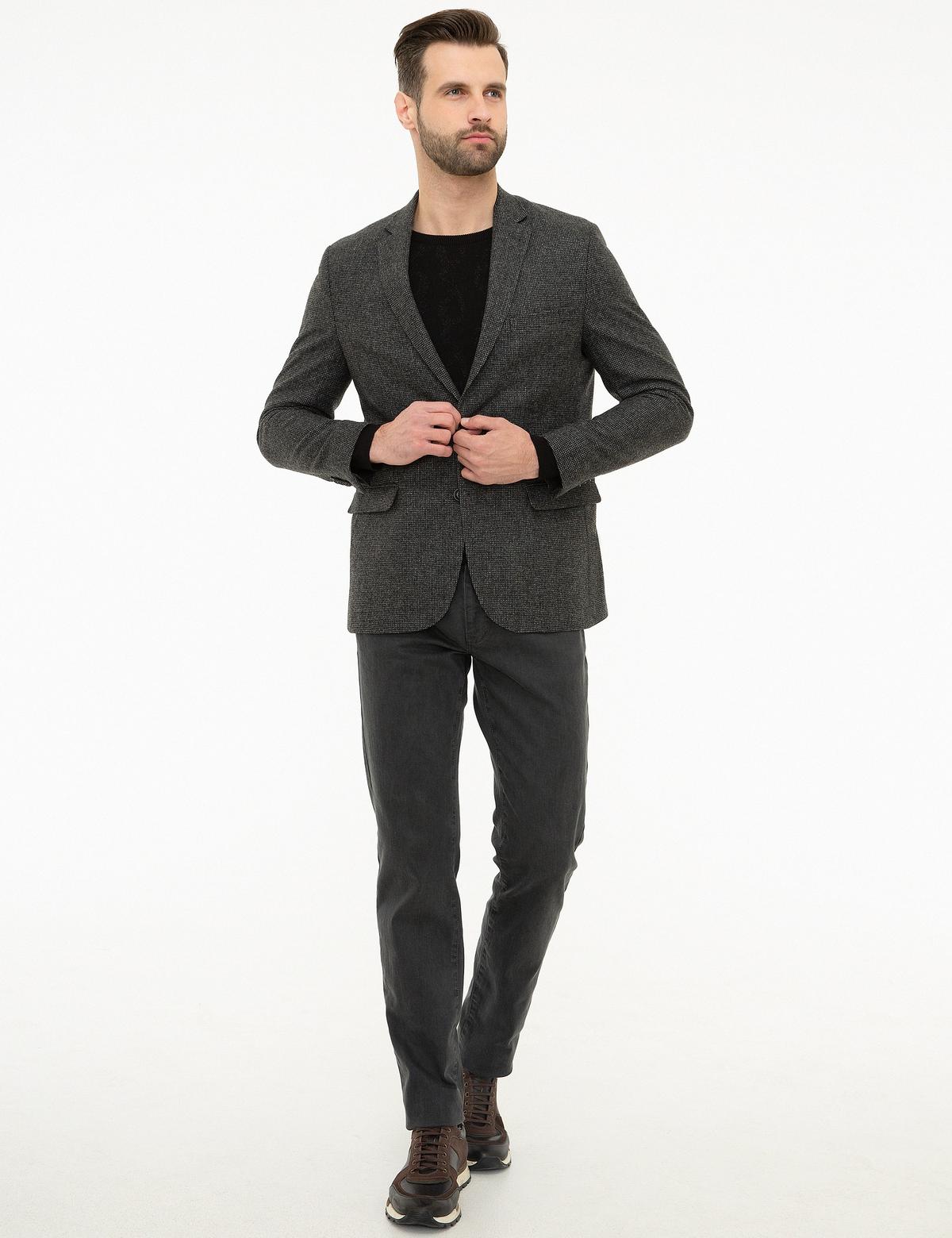 Füme Slim Fit Ceket - 50225968008