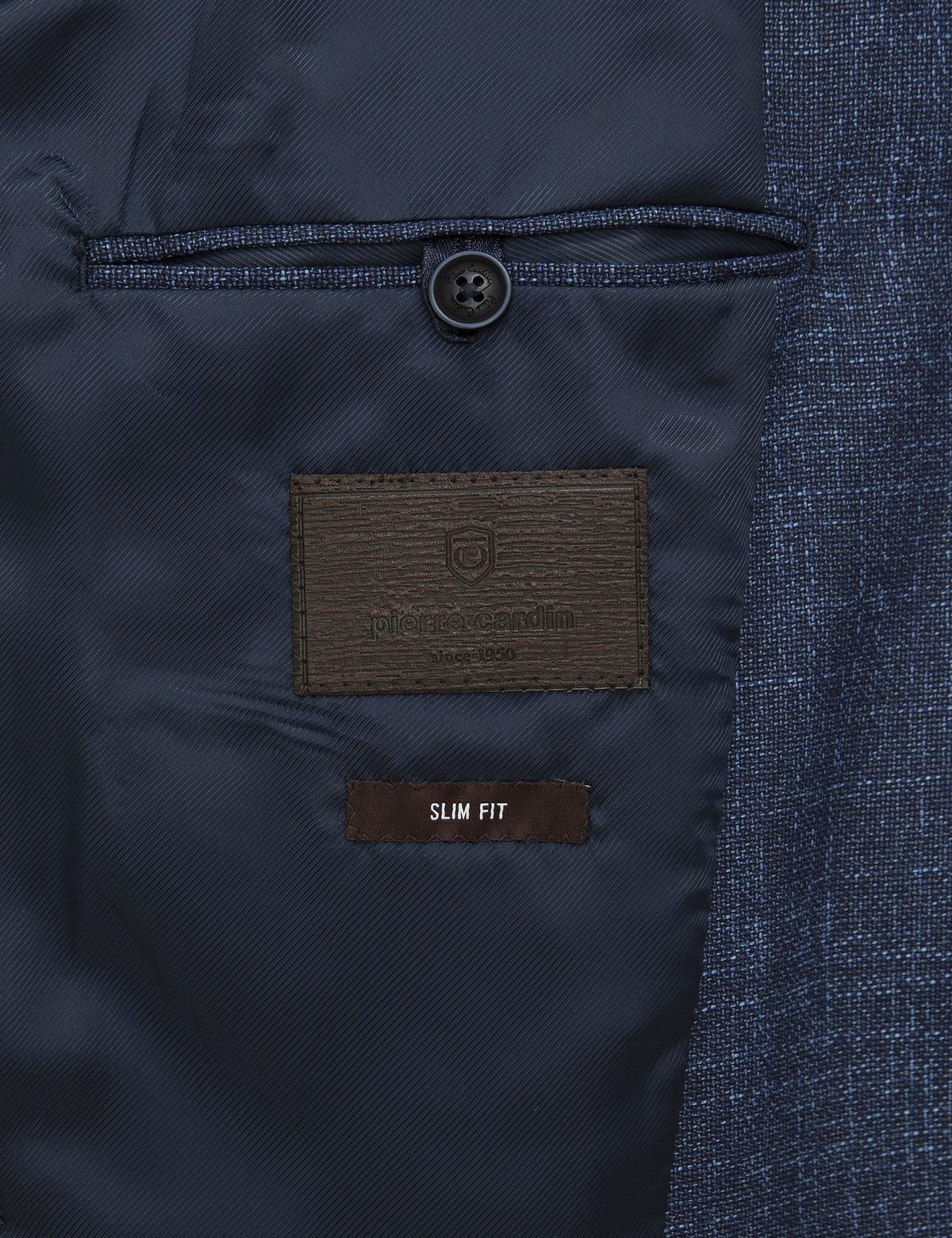 Açık Lacivert Slim Fit Ceket - 50225981077