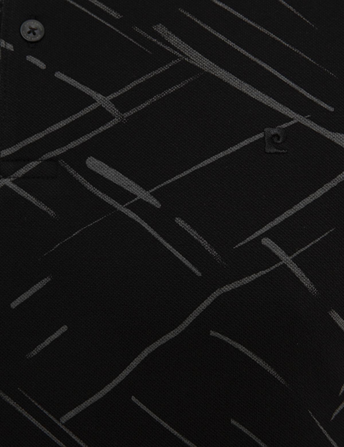 Siyah Slim Fit Polo Yaka T-Shirt - 50226908020