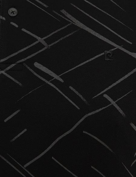 Siyah Slim Fit Polo Yaka T-Shirt - 50226908020