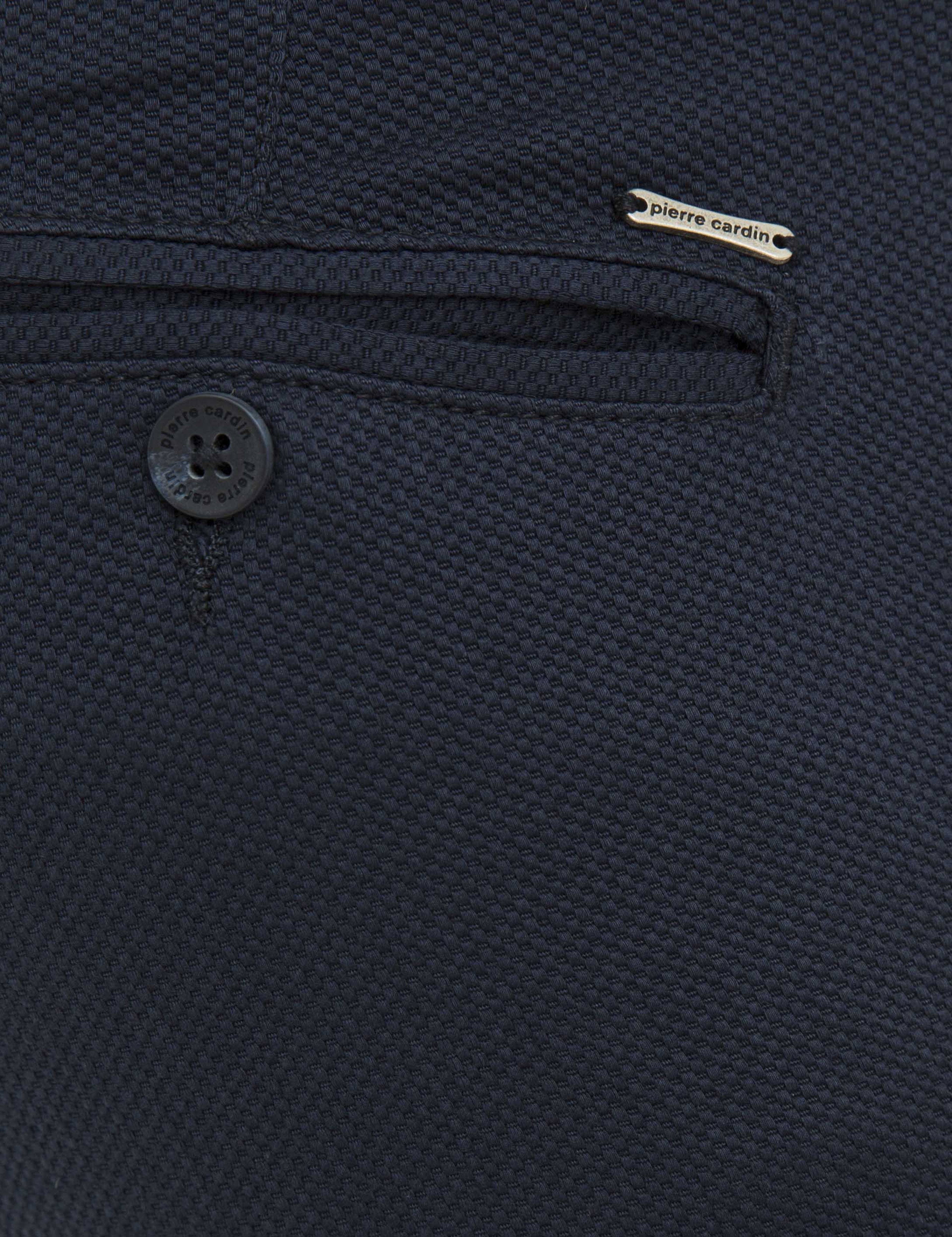 Lacivert Slim Fit Chino Pantolon