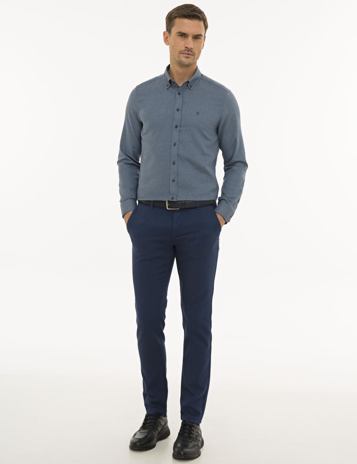 İndigo Slim Fit Chino Pantolon