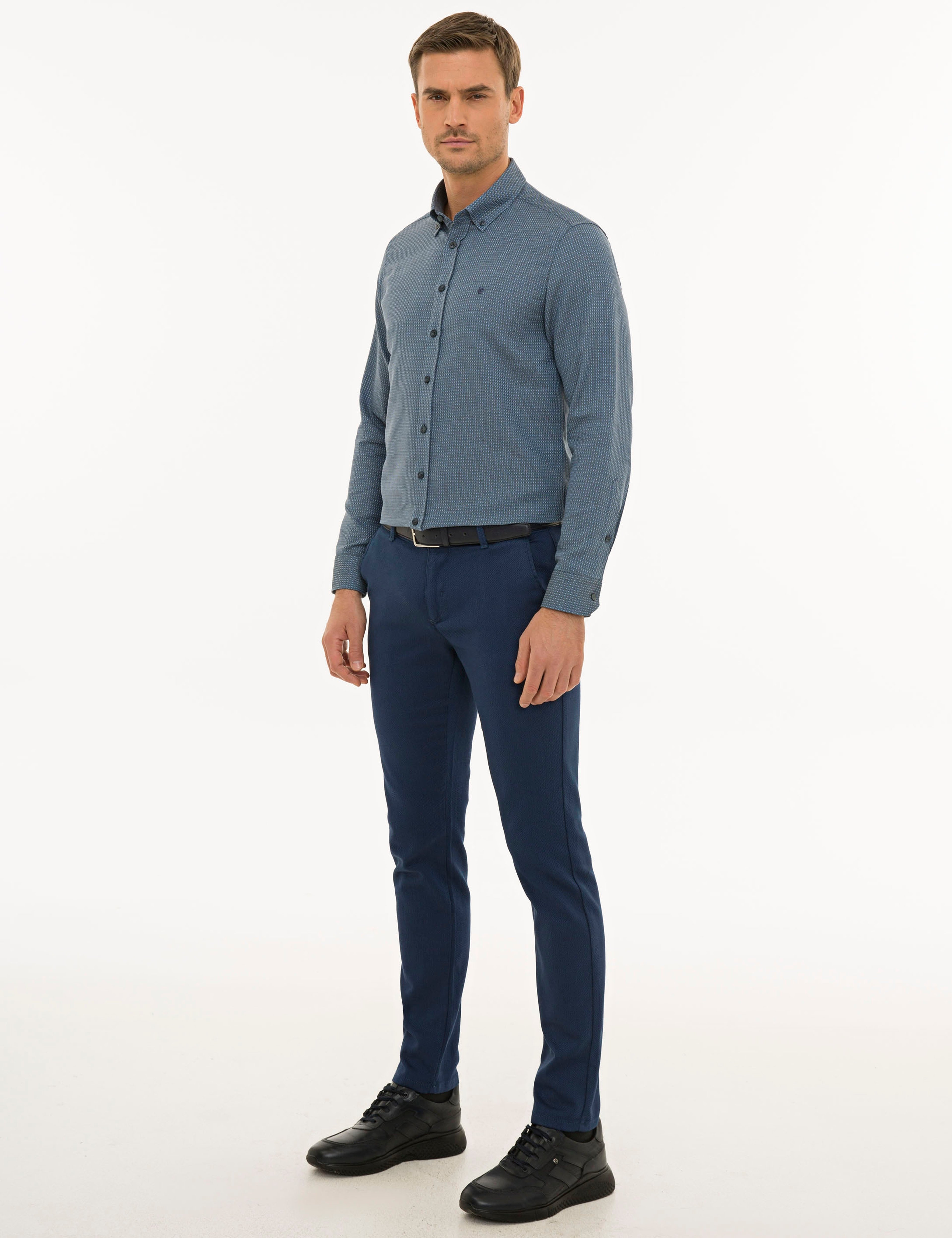 İndigo Slim Fit Chino Pantolon