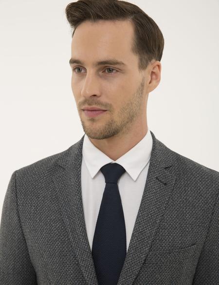 Gri Ekstra Slim Fit Ceket - 50225998044
