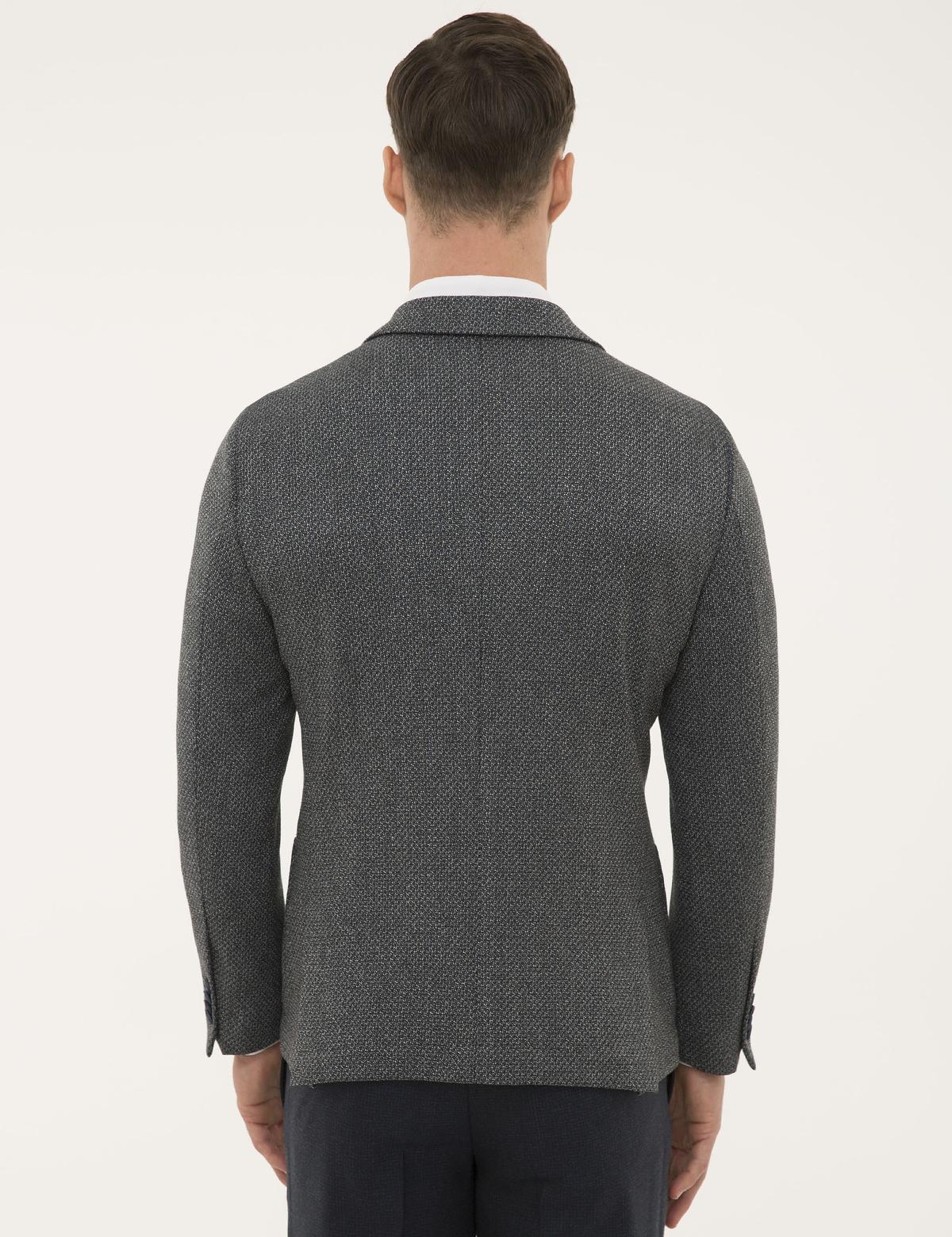 Gri Ekstra Slim Fit Ceket - 50225998044