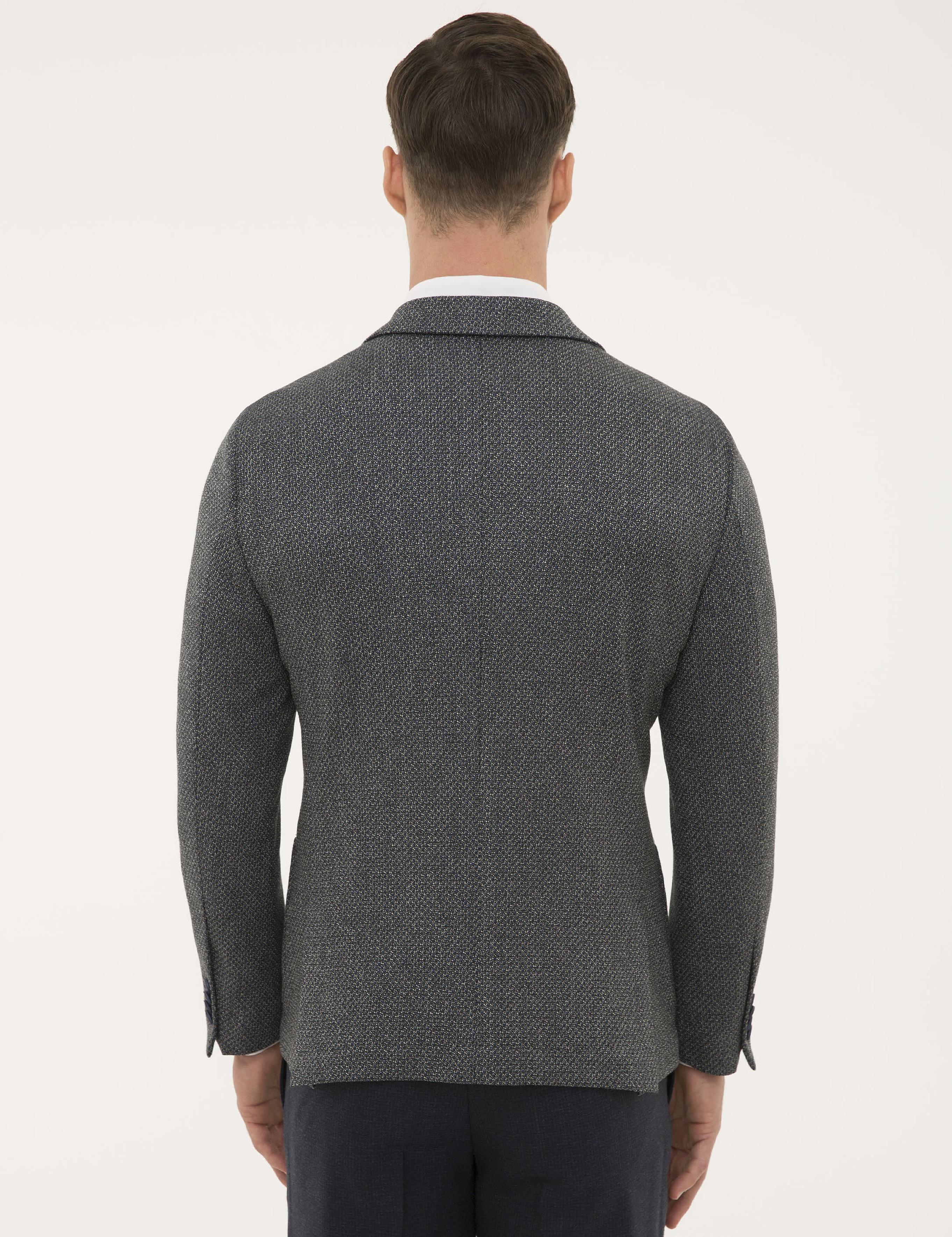 Gri Ekstra Slim Fit Ceket