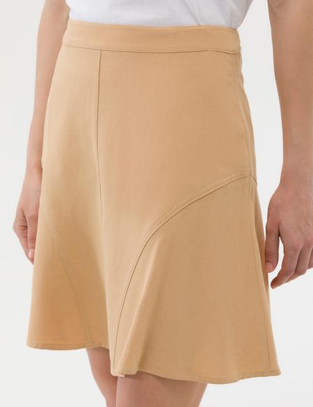 Bej A Kesim Dokuma Etek - 50262592016