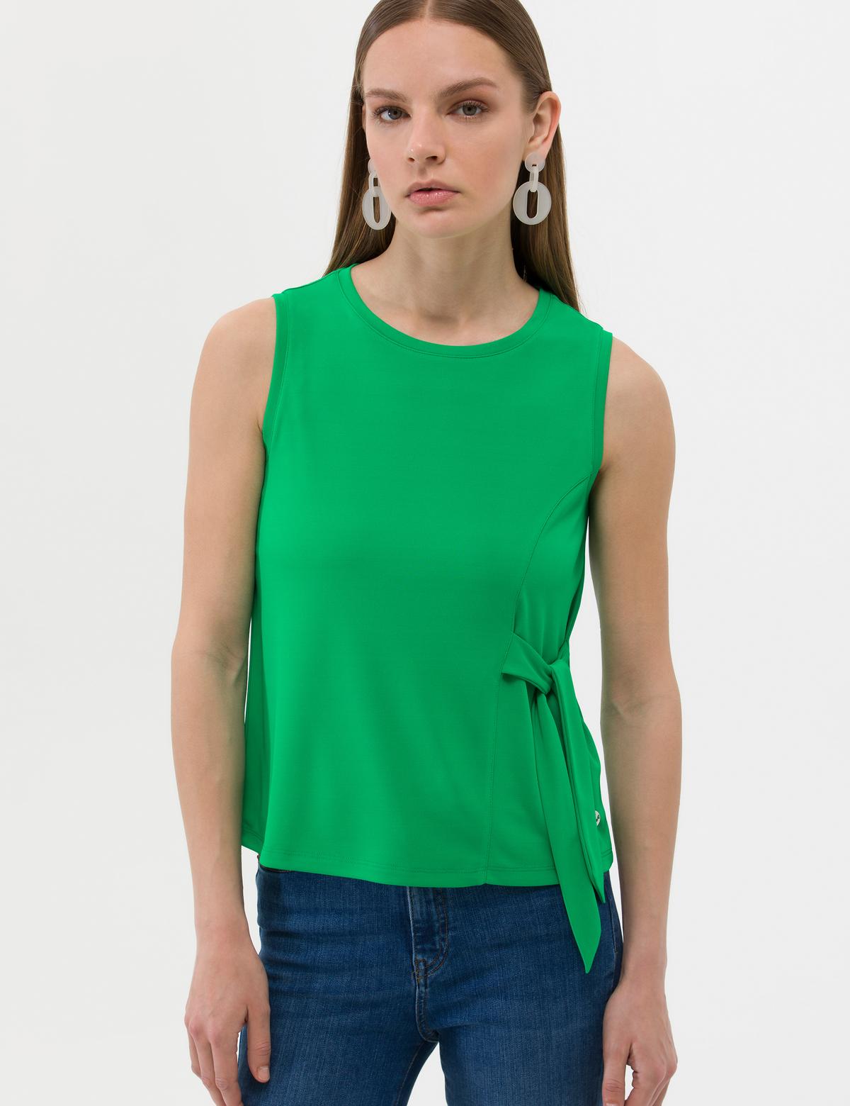 Zümrüt A Kesim Kolsuz Bluz - 50263009041