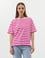 Fuşya Comfort Fit Tişört