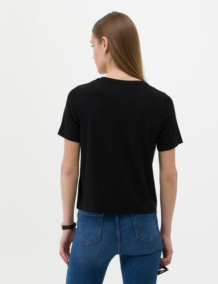 Siyah Comfort Fit Tişört - 50263400017