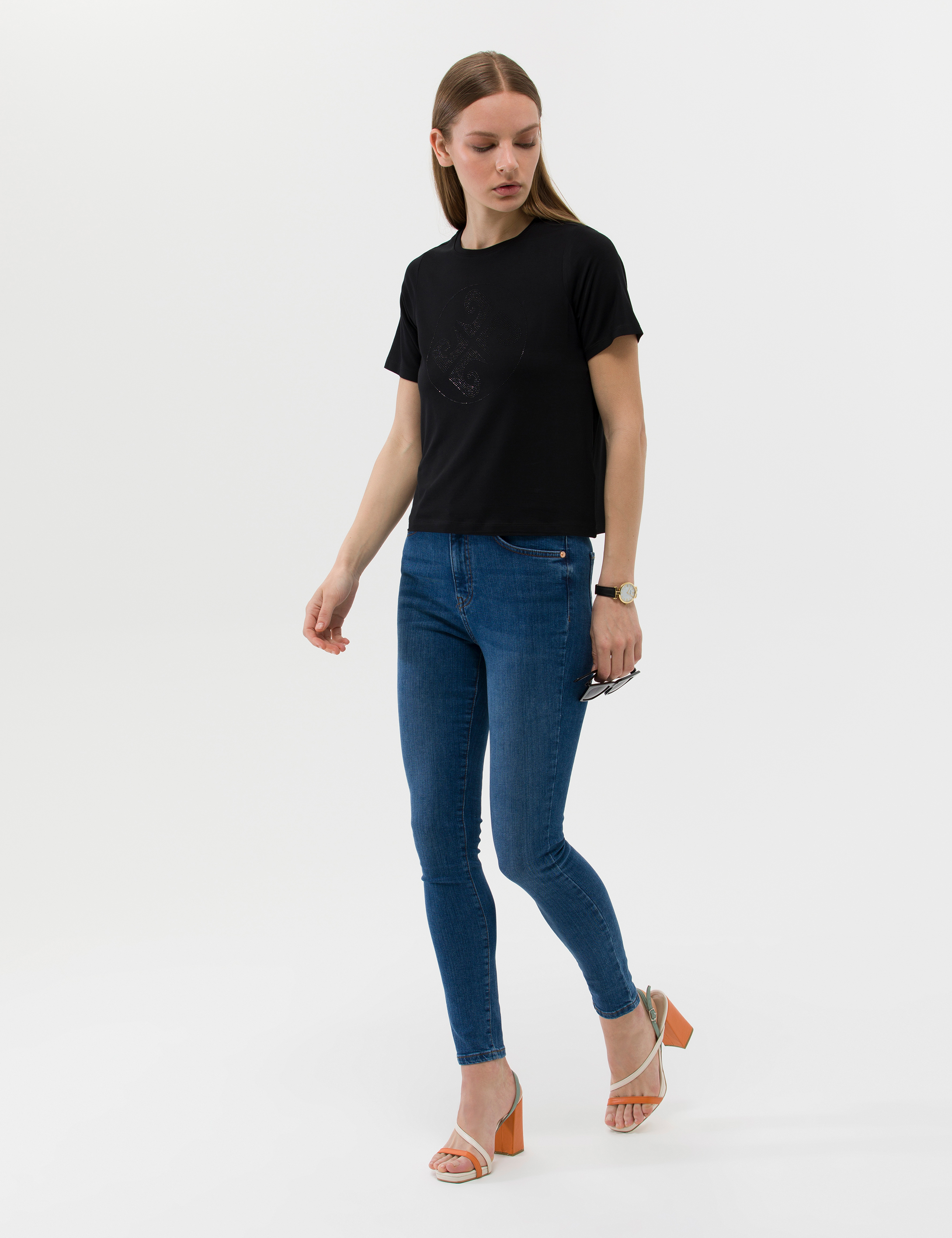 Siyah Comfort Fit Tişört - Image 4