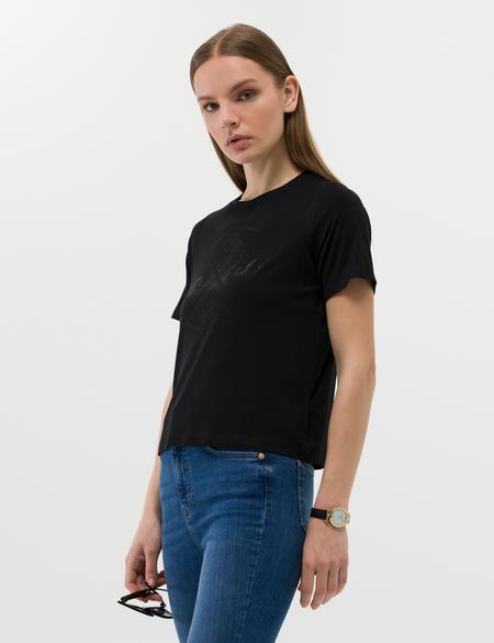 Siyah Comfort Fit Tişört - 50263400017