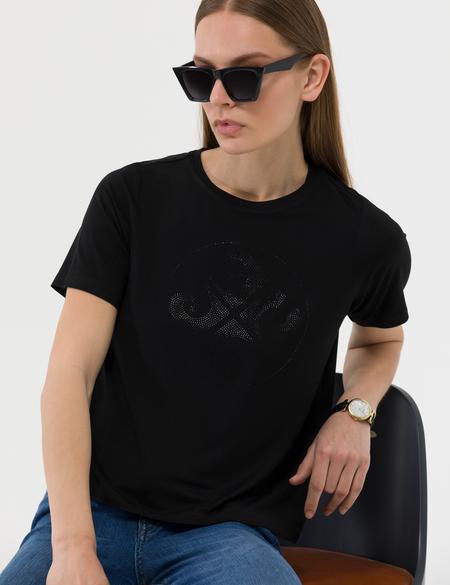 Siyah Comfort Fit Tişört - 50263400017