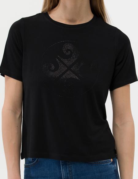 Siyah Comfort Fit Tişört - 50263400017