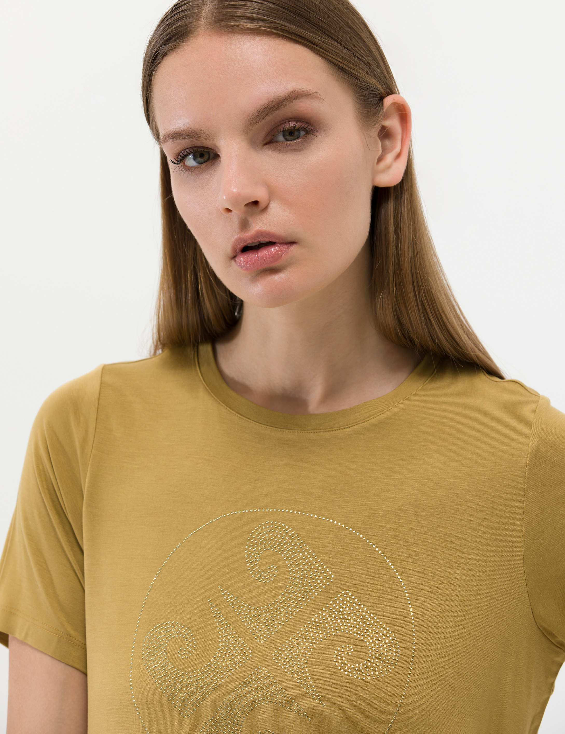 Pierre Cardin Yeşil Comfort Fit Tişört görsel 3