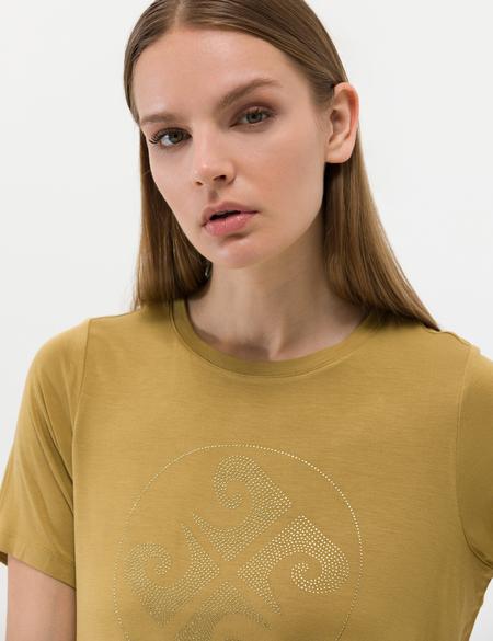 Yeşil Comfort Fit Tişört - 50263400024