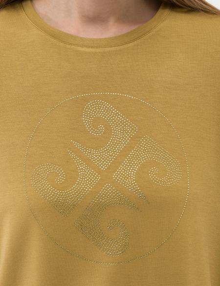 Yeşil Comfort Fit Tişört - 50263400024