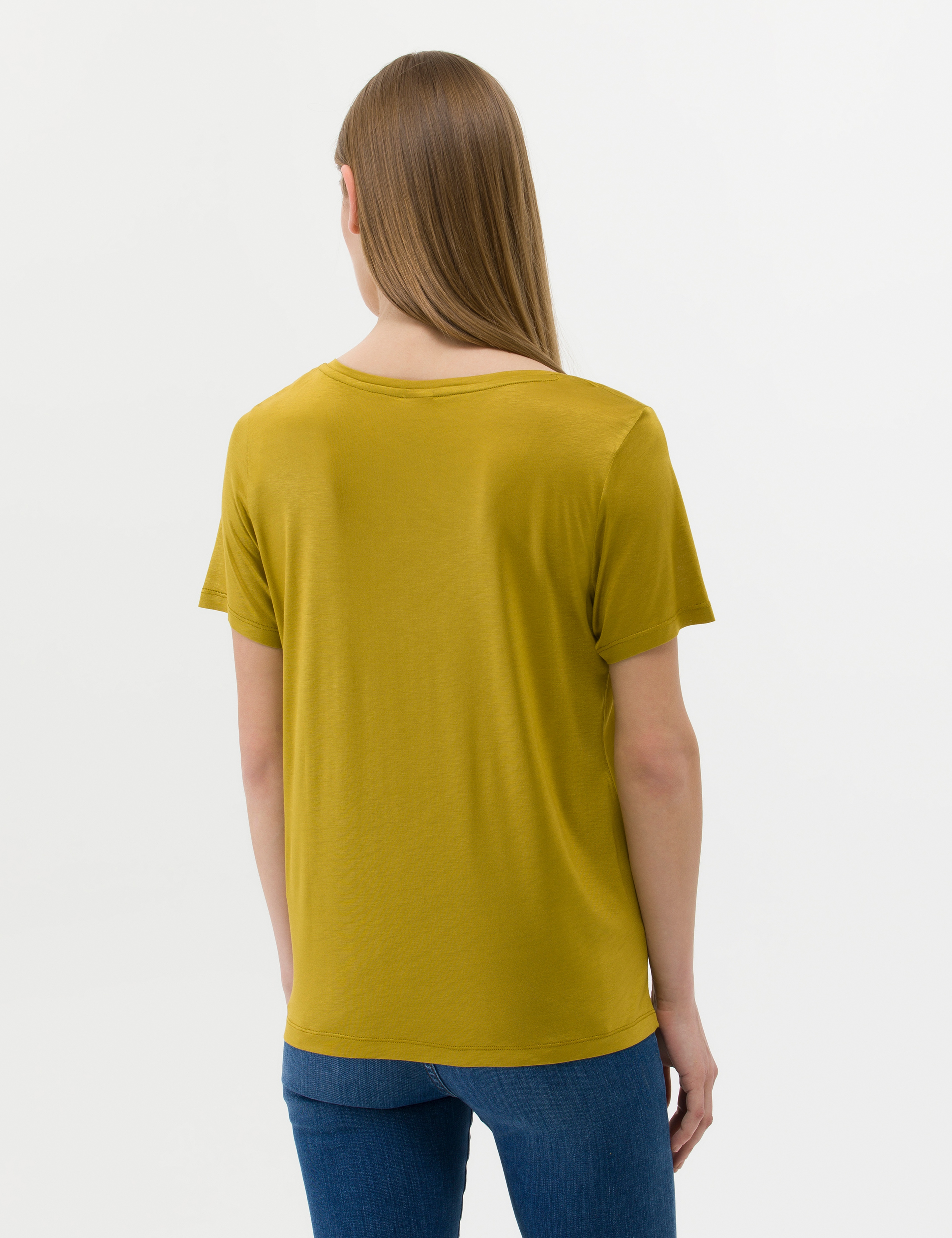 Yeşil Regular Fit Tişört - Image 5