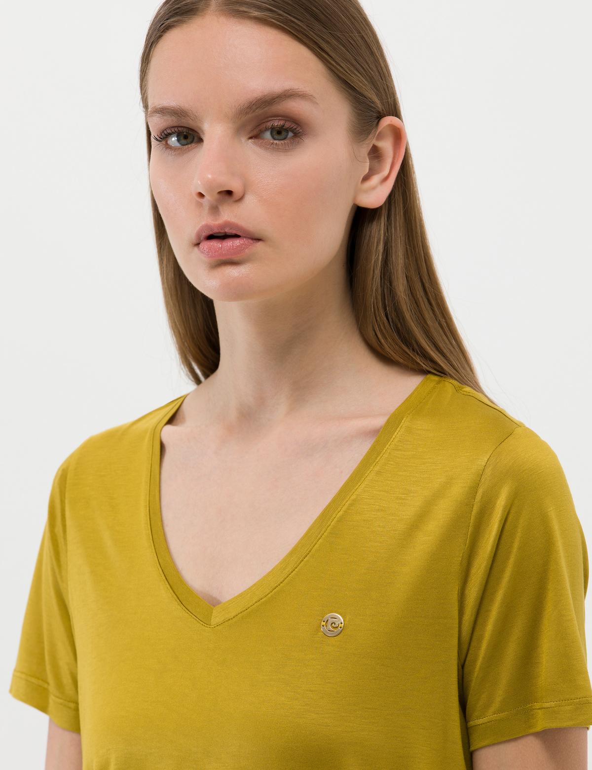 Yeşil Regular Fit Tişört - 50263518052