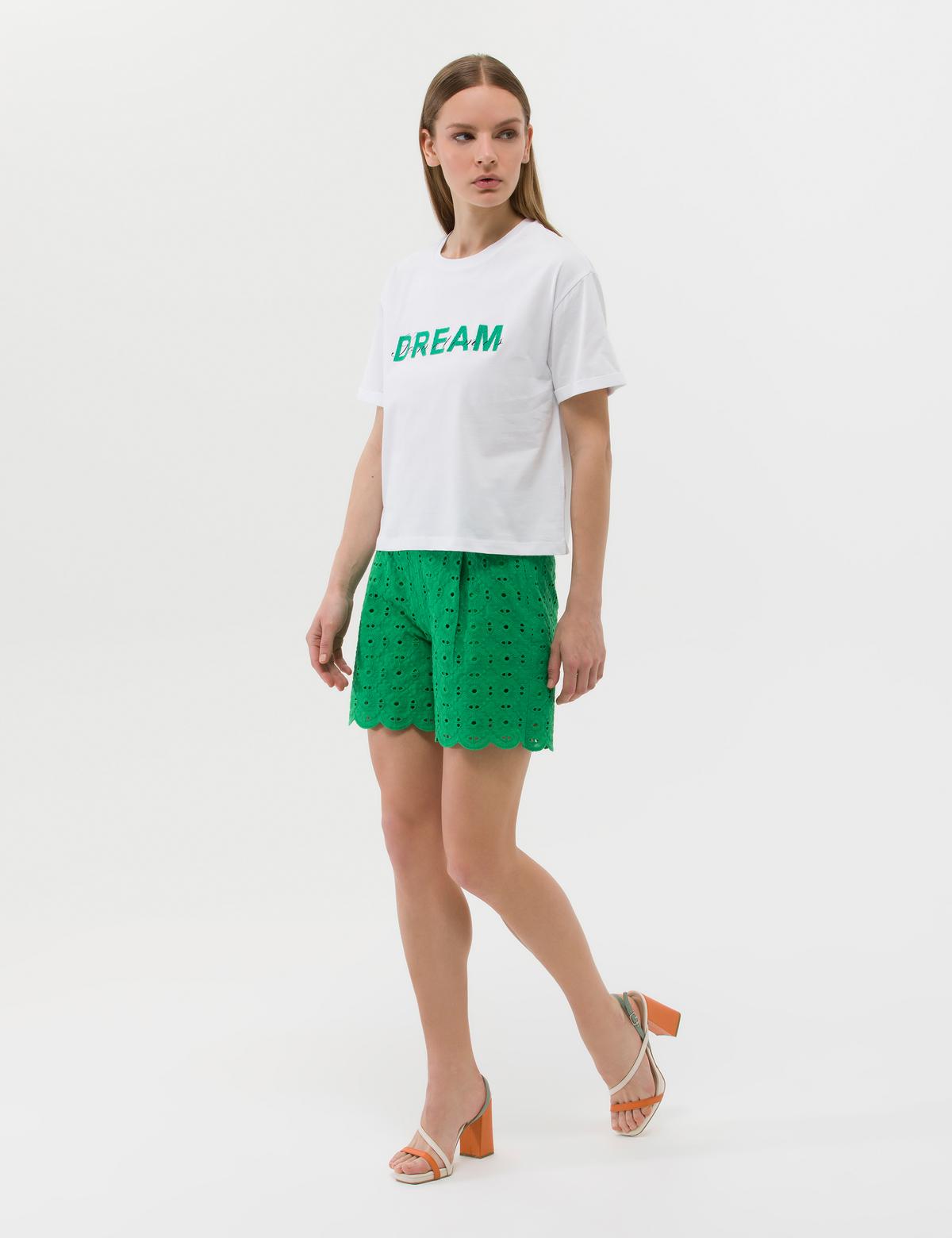 Beyaz Comfort Fit Tişört - 50269325001