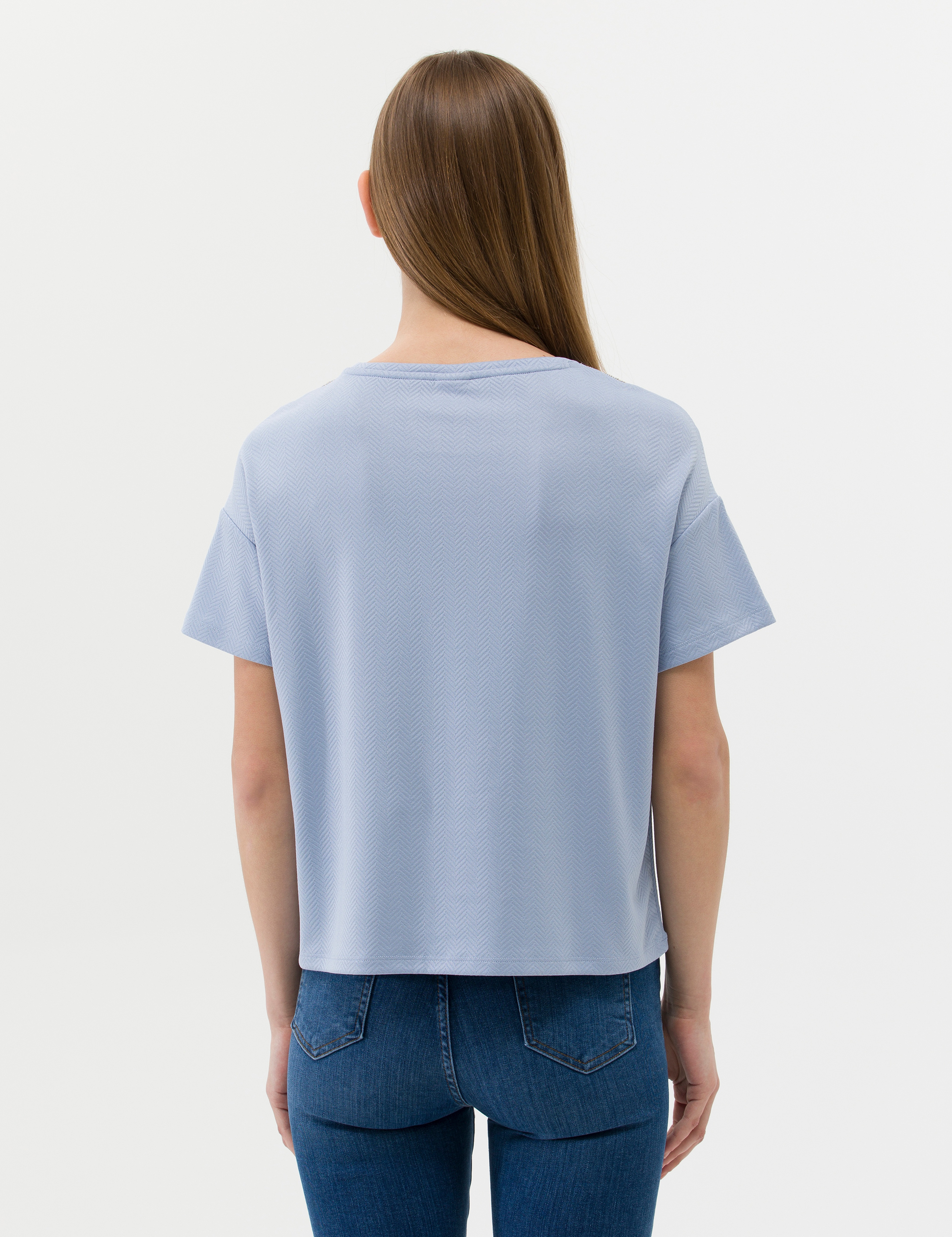 Mavi Regular Fit Tişört - Image 5