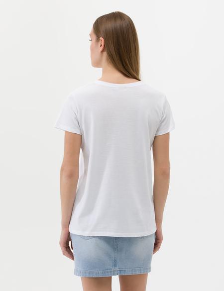 Beyaz Comfort Fit Tişört - 50269797001