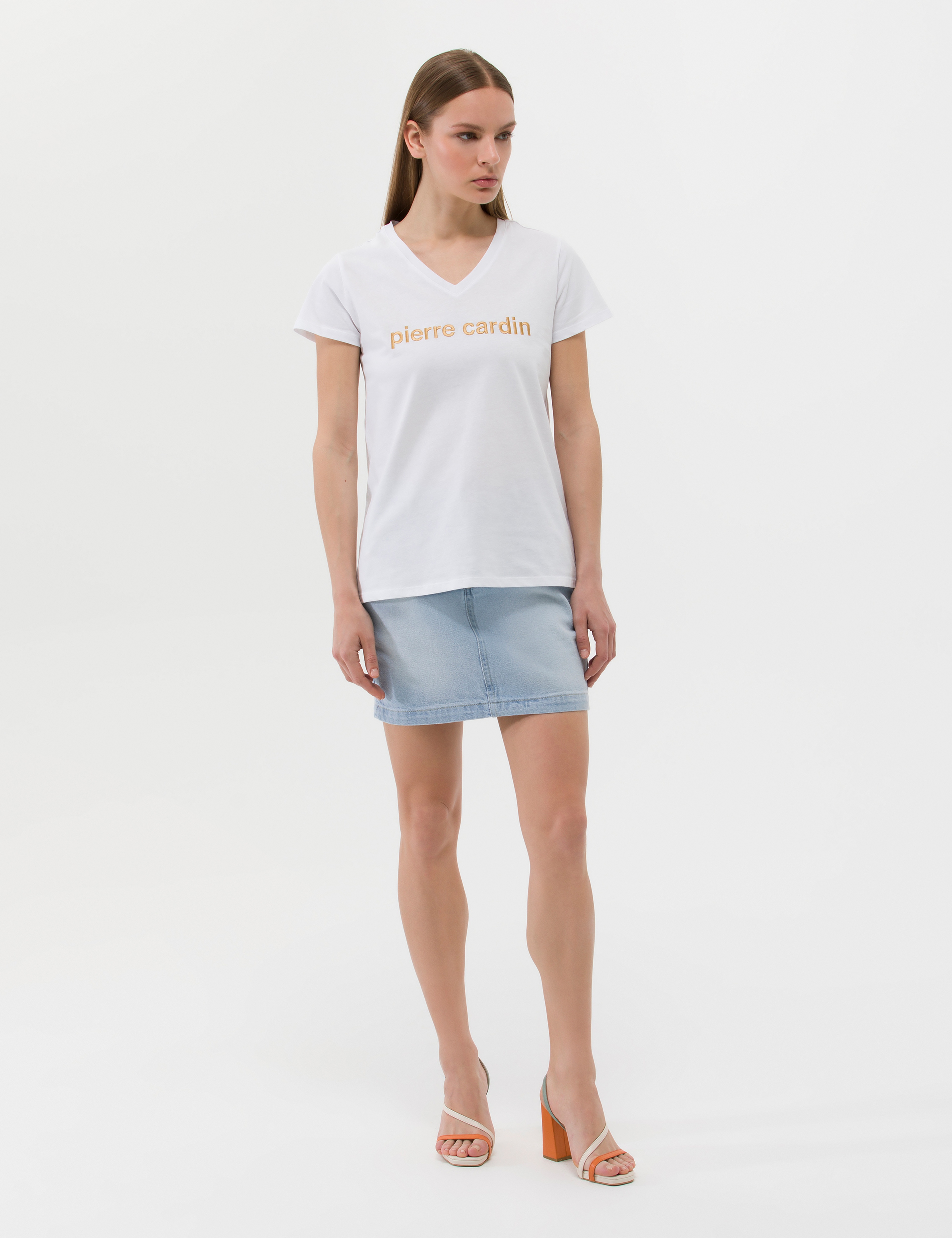 Beyaz Comfort Fit Tişört