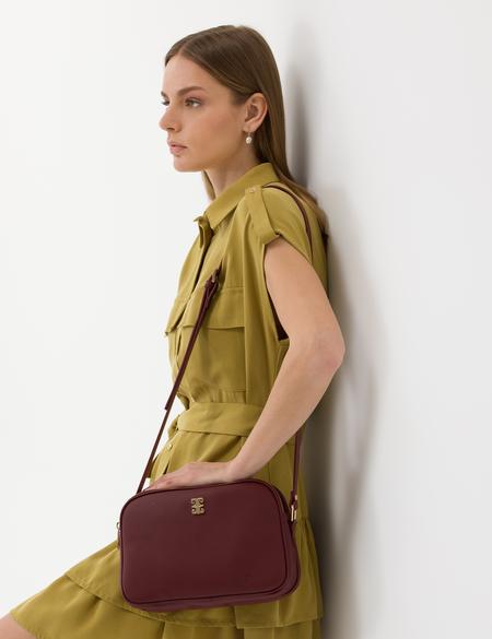 Bordo Çapraz Çanta - 50277851005