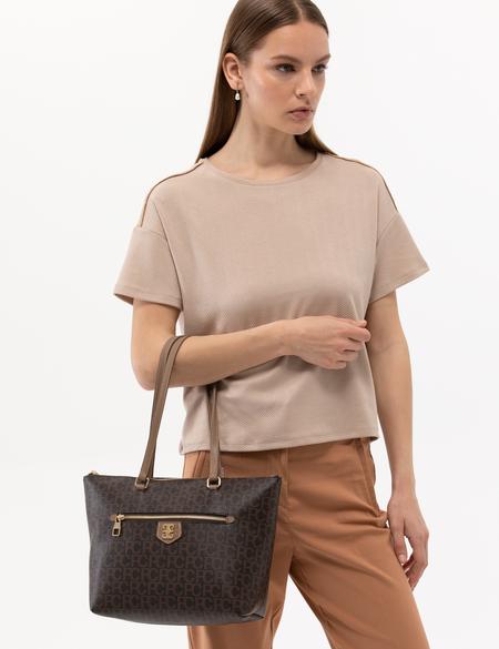 Kahverengi Omuz Çantası - 50279206002