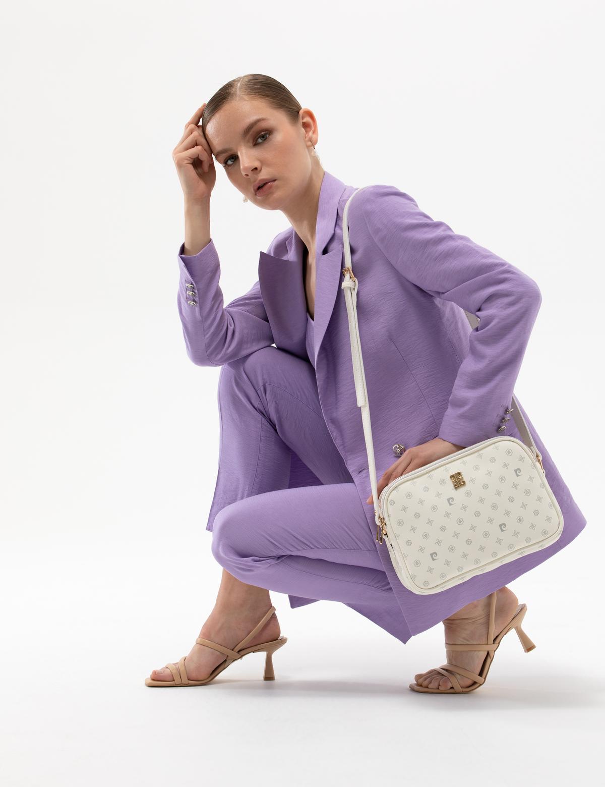 Beyaz Çapraz Çanta