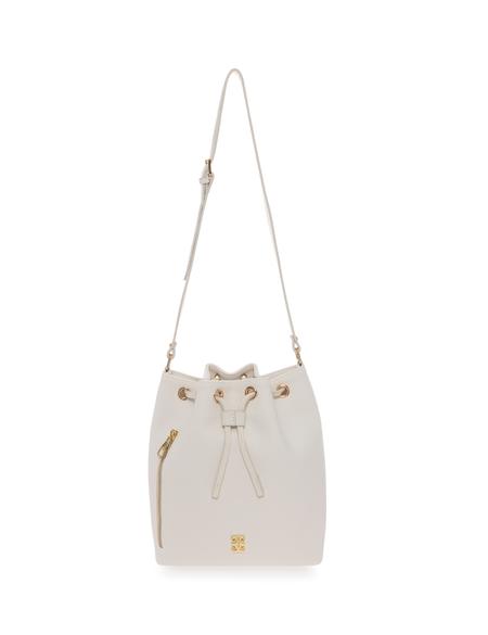 Beyaz Büzgülü Çanta - 50279336002