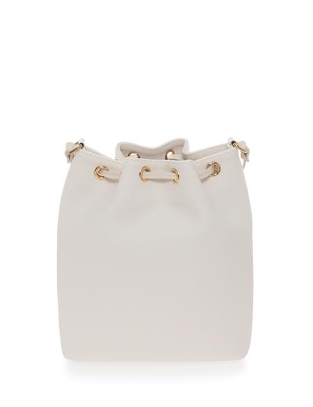 Beyaz Büzgülü Çanta - 50279336002