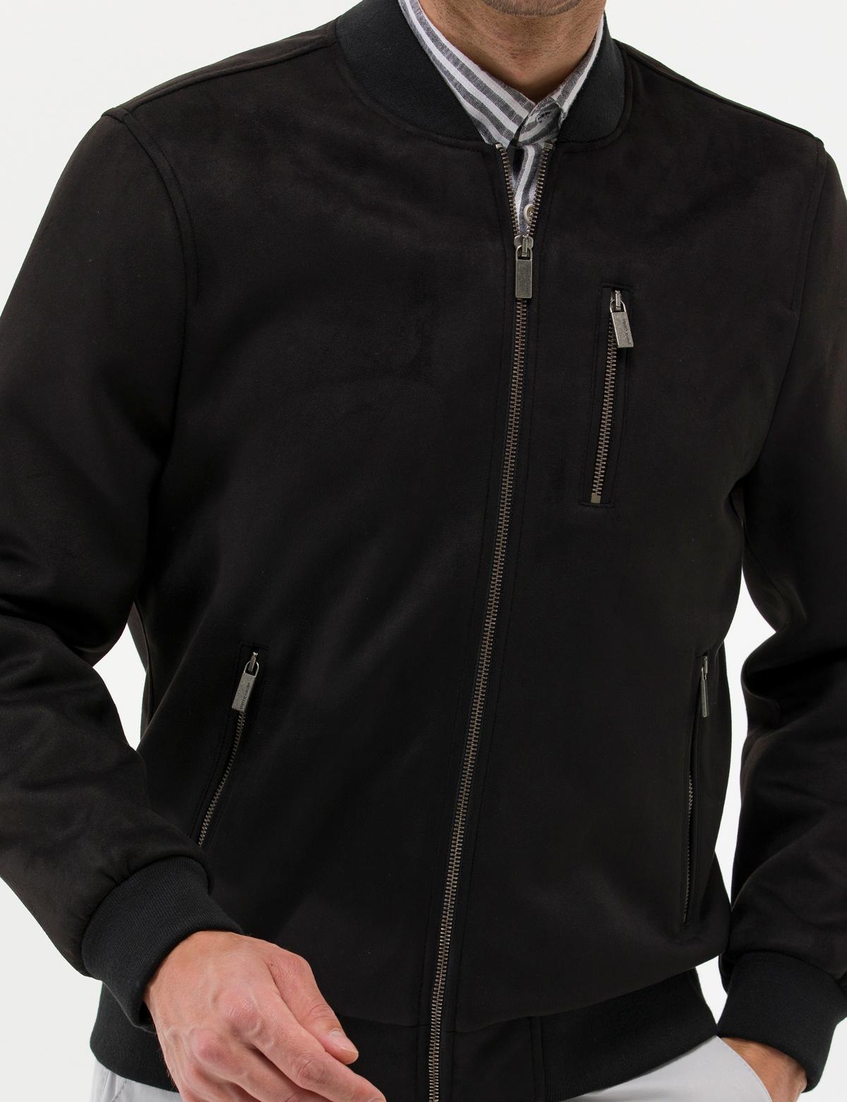 Siyah Deri Ceket - 50275754001