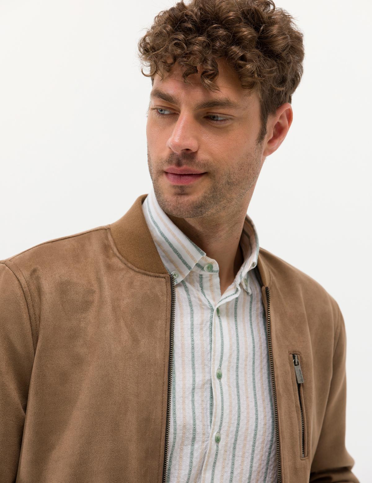 Vizon Deri Ceket - 50275754012