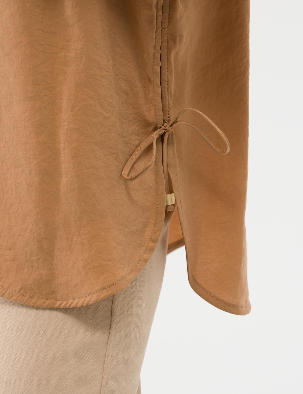 Taba Oversize Uzun Kollu Gömlek - 50262537016