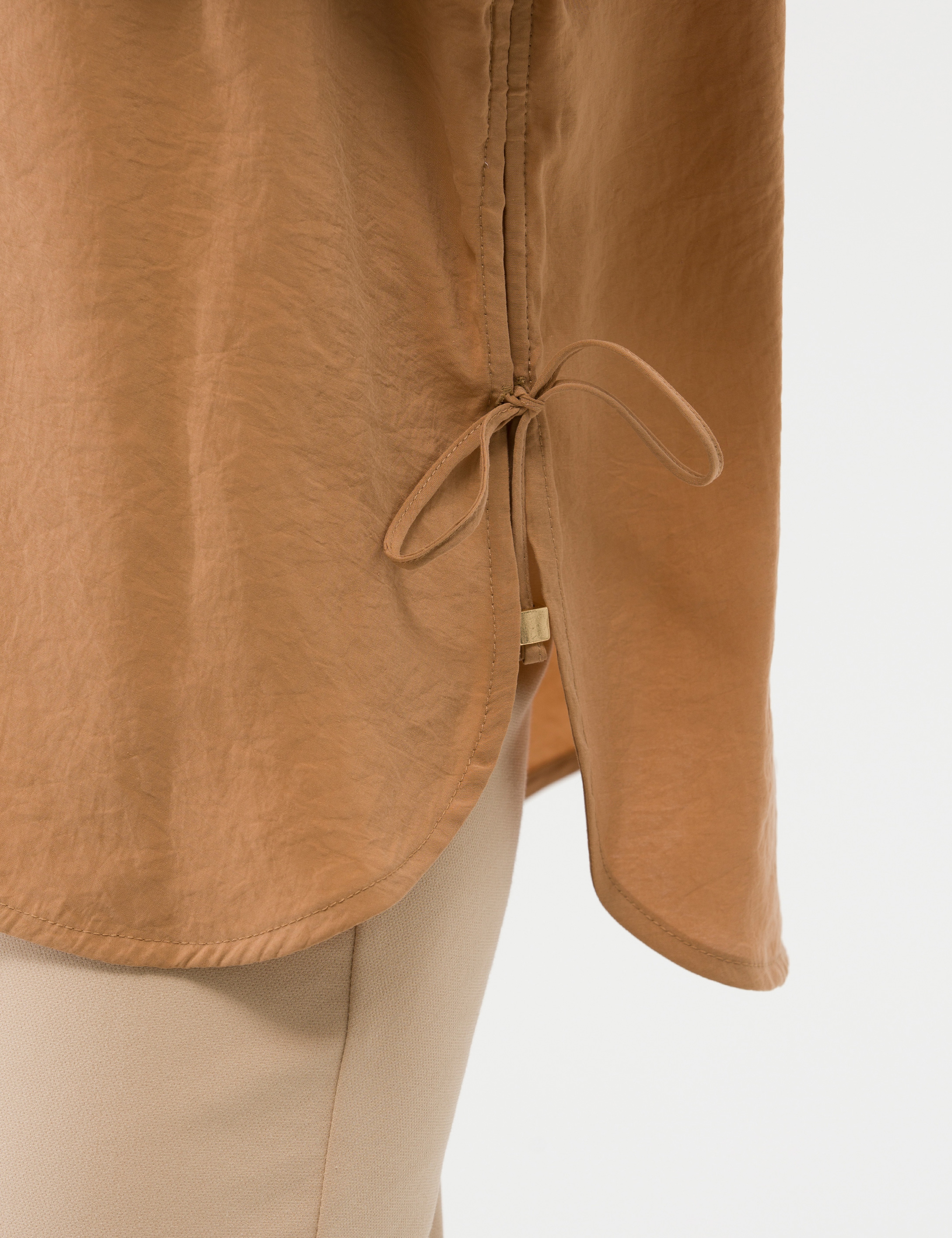 Taba Oversize Uzun Kollu Gömlek - Image 7