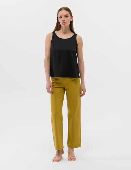 Siyah Regular Fit Kolsuz Bluz - 50262567051