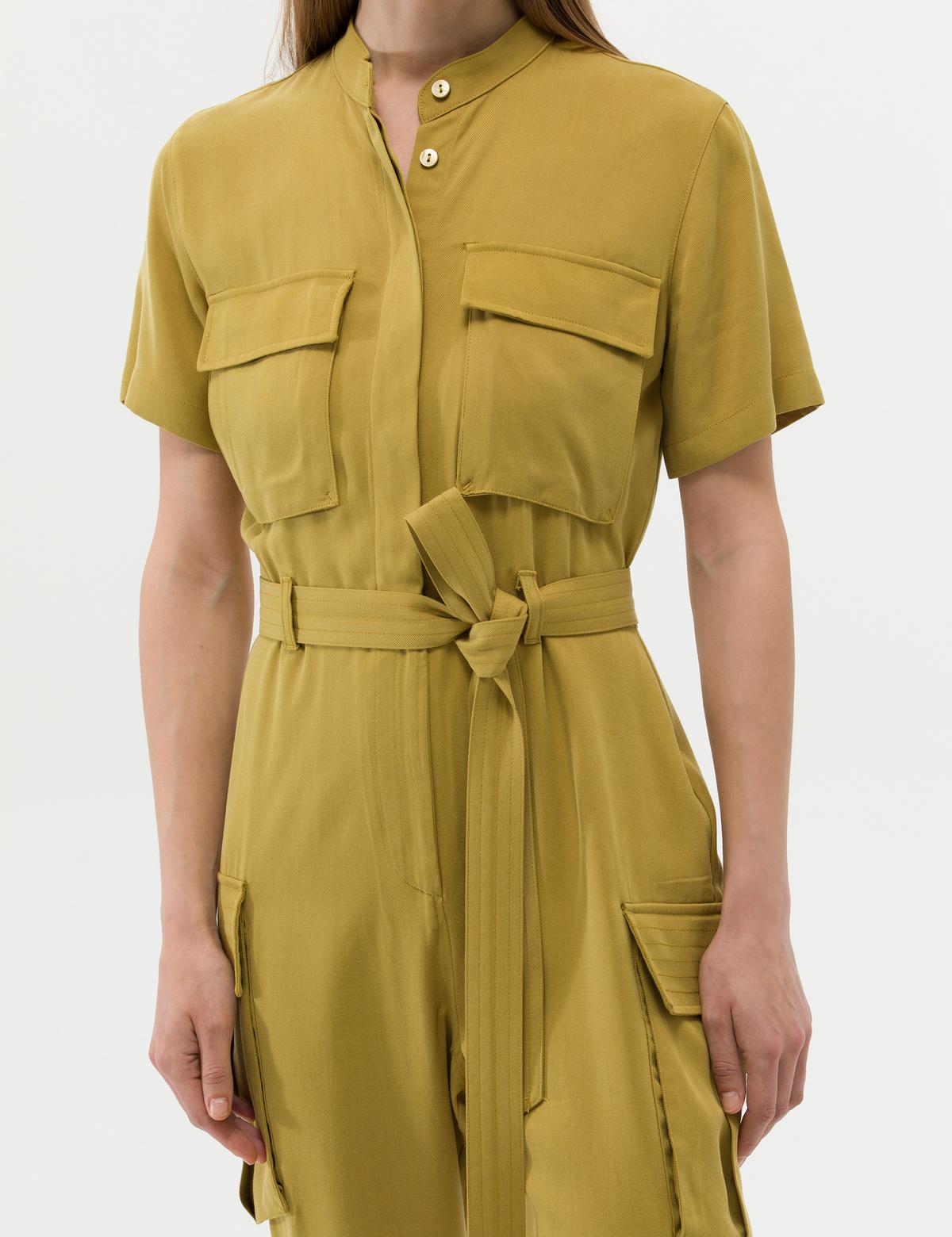 Yeşil Dokuma Tulum - 50262645043