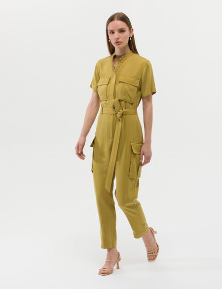 Yeşil Dokuma Tulum - 50262645043