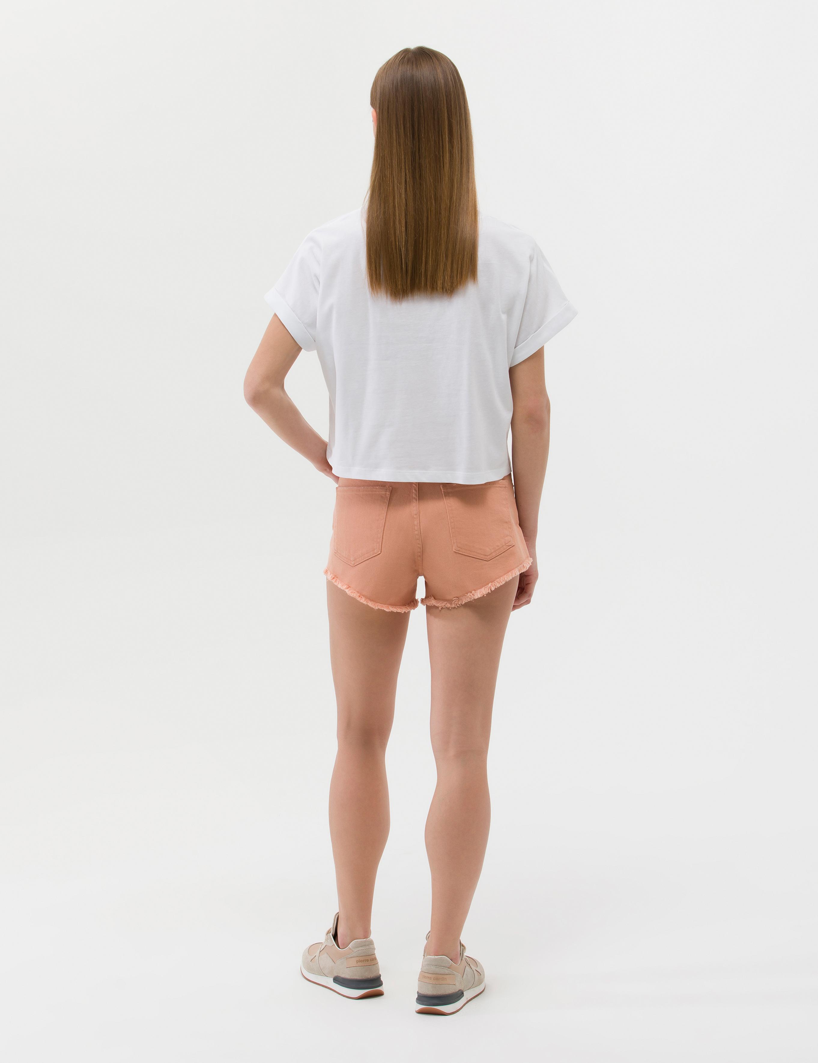 Camel Rahat Kesim Jean Bermuda Şort