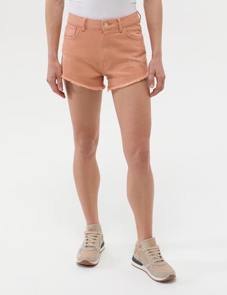 Camel Rahat Kesim Jean Bermuda Şort - 50262766010