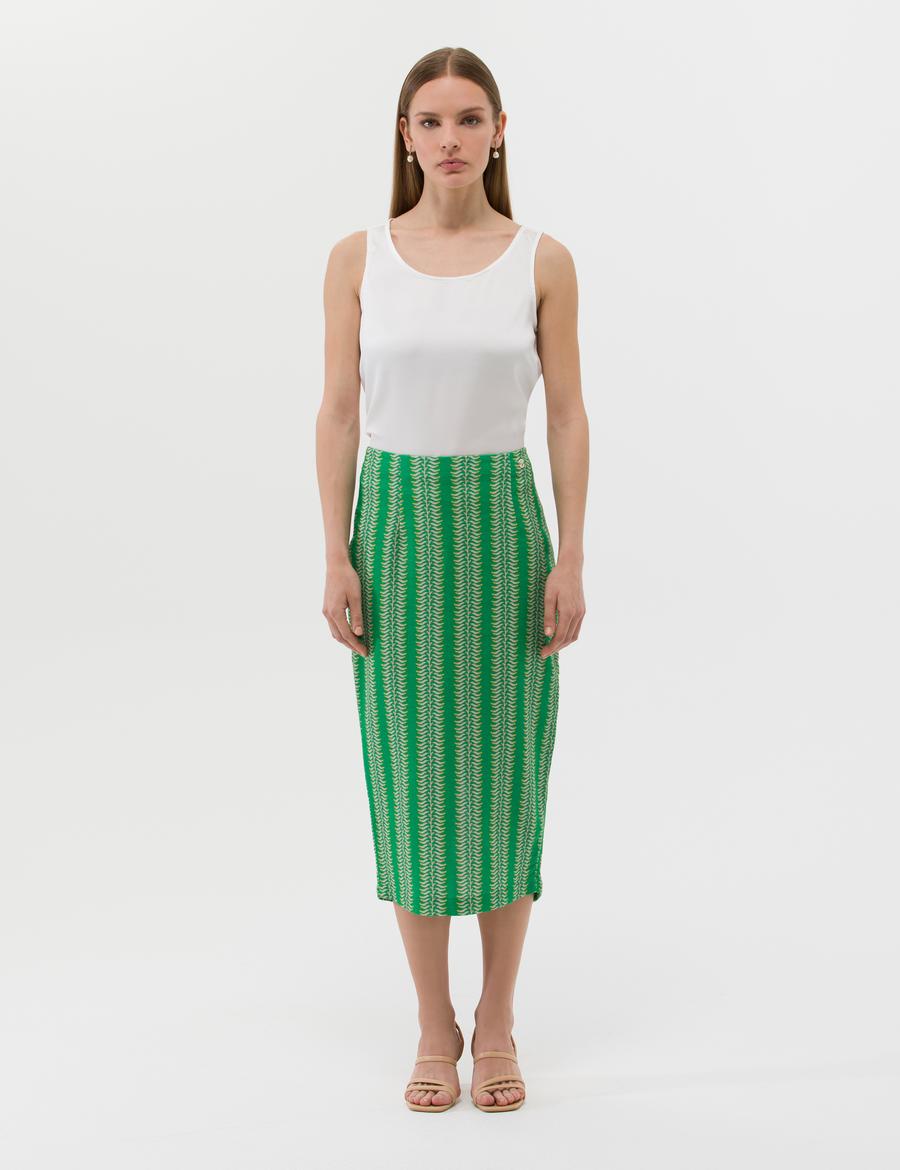 Zümrüt Regular Dokuma Etek