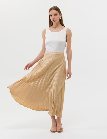 Bej Dokuma Etek - 50268502036