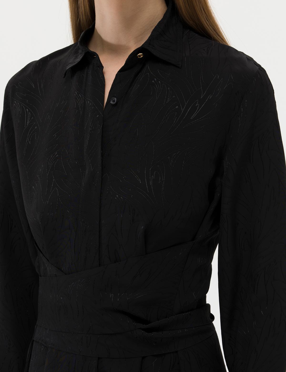 Siyah Uzunkollu Elbise - 50269308001