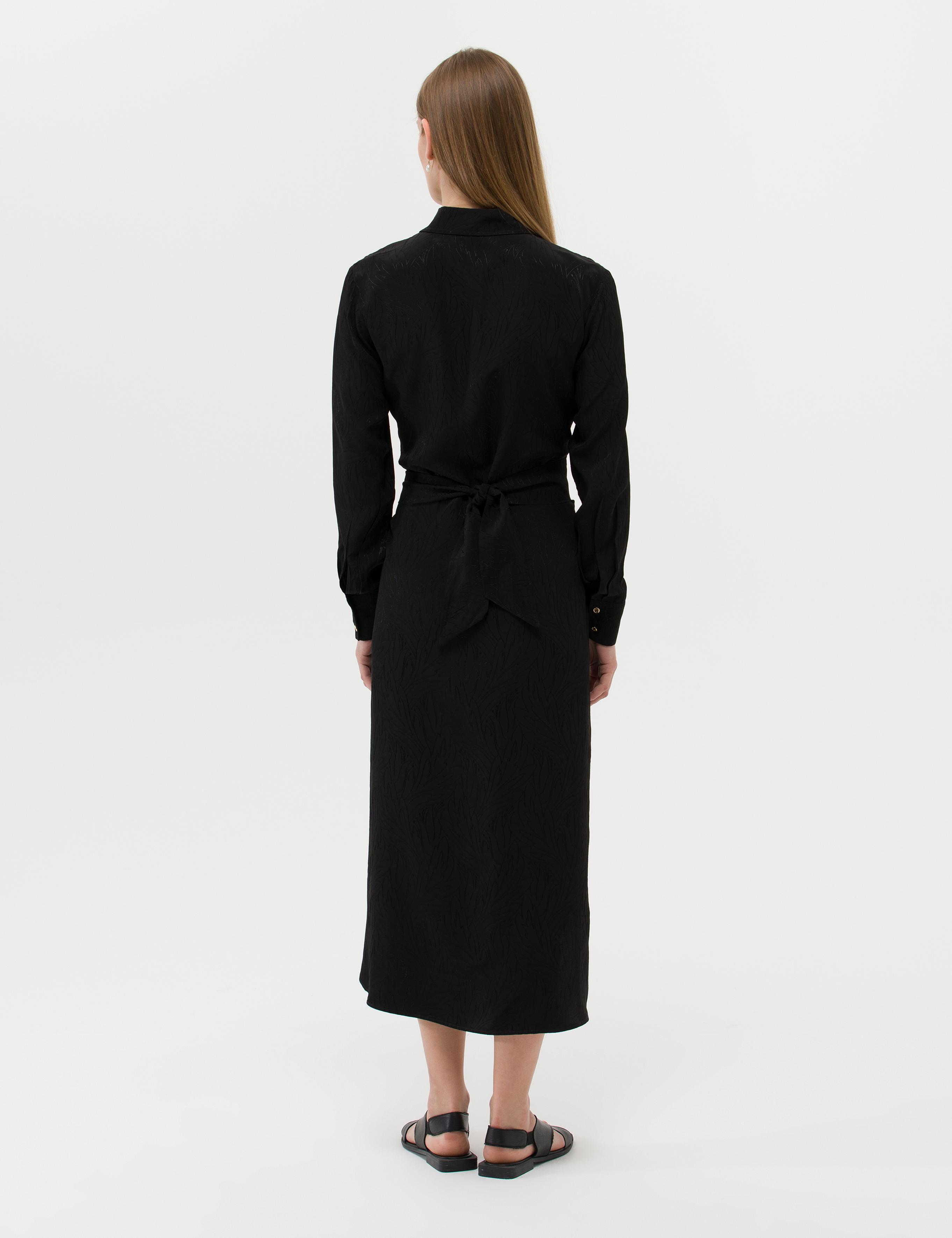 Siyah Uzunkollu Elbise