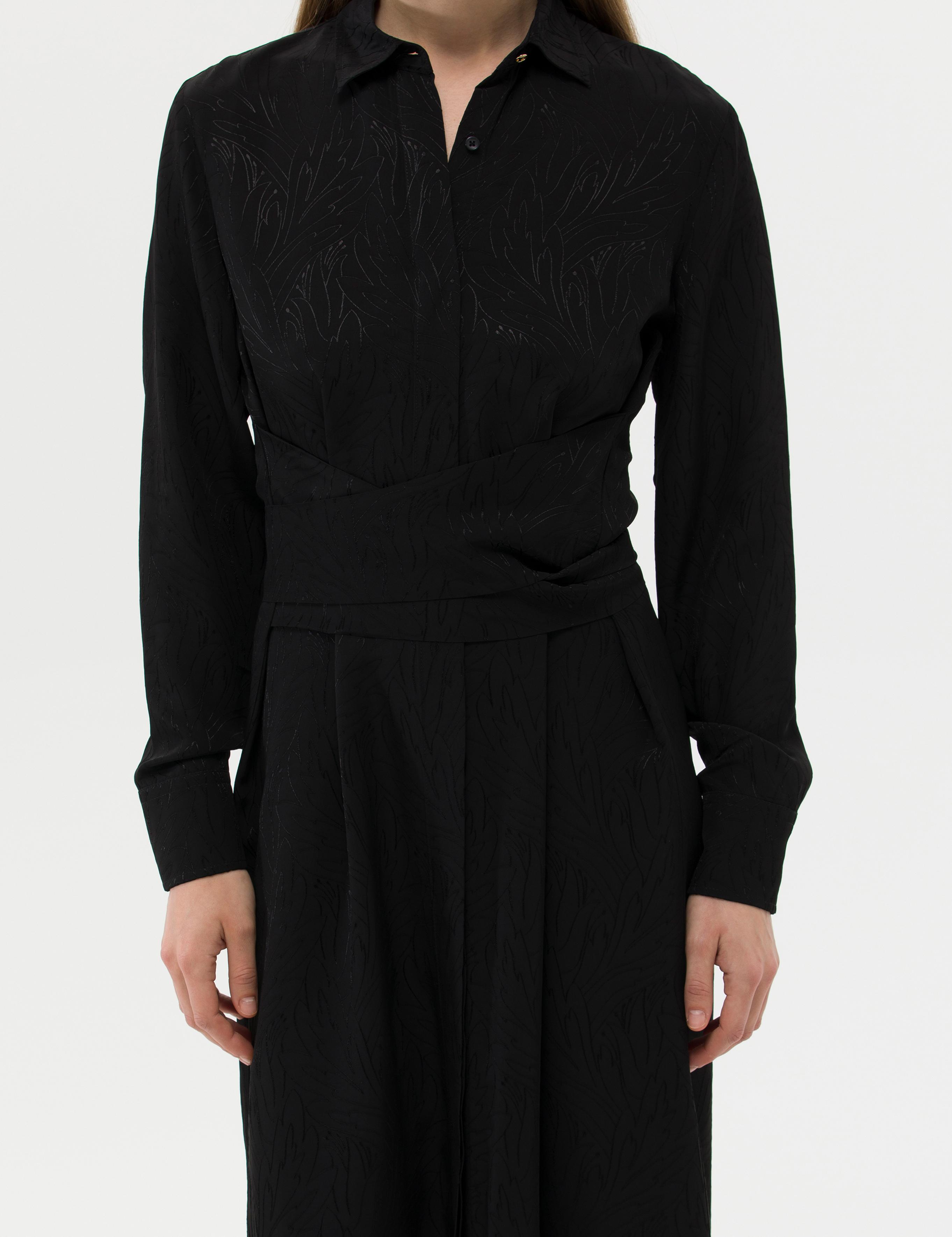 Siyah Uzunkollu Elbise