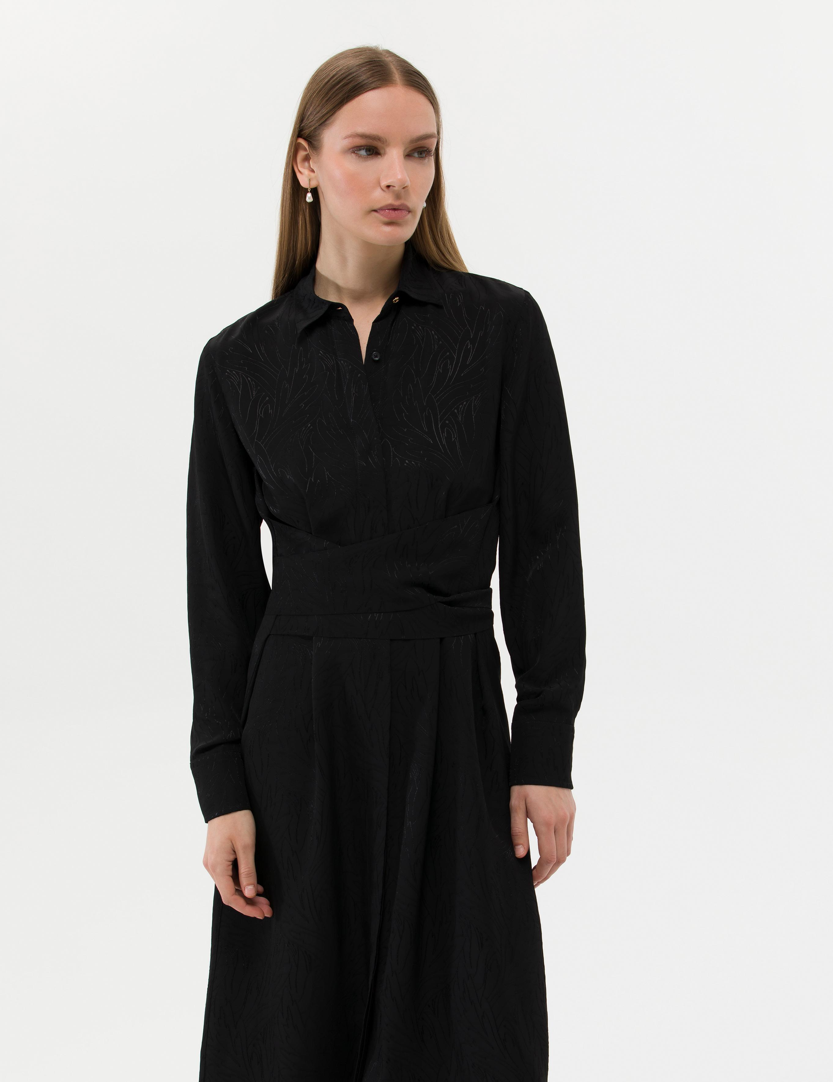 Siyah Uzunkollu Elbise