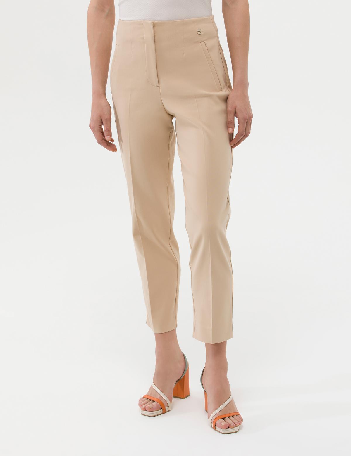 Bej Havuç Fit Kumaş Pantolon - 50269321006