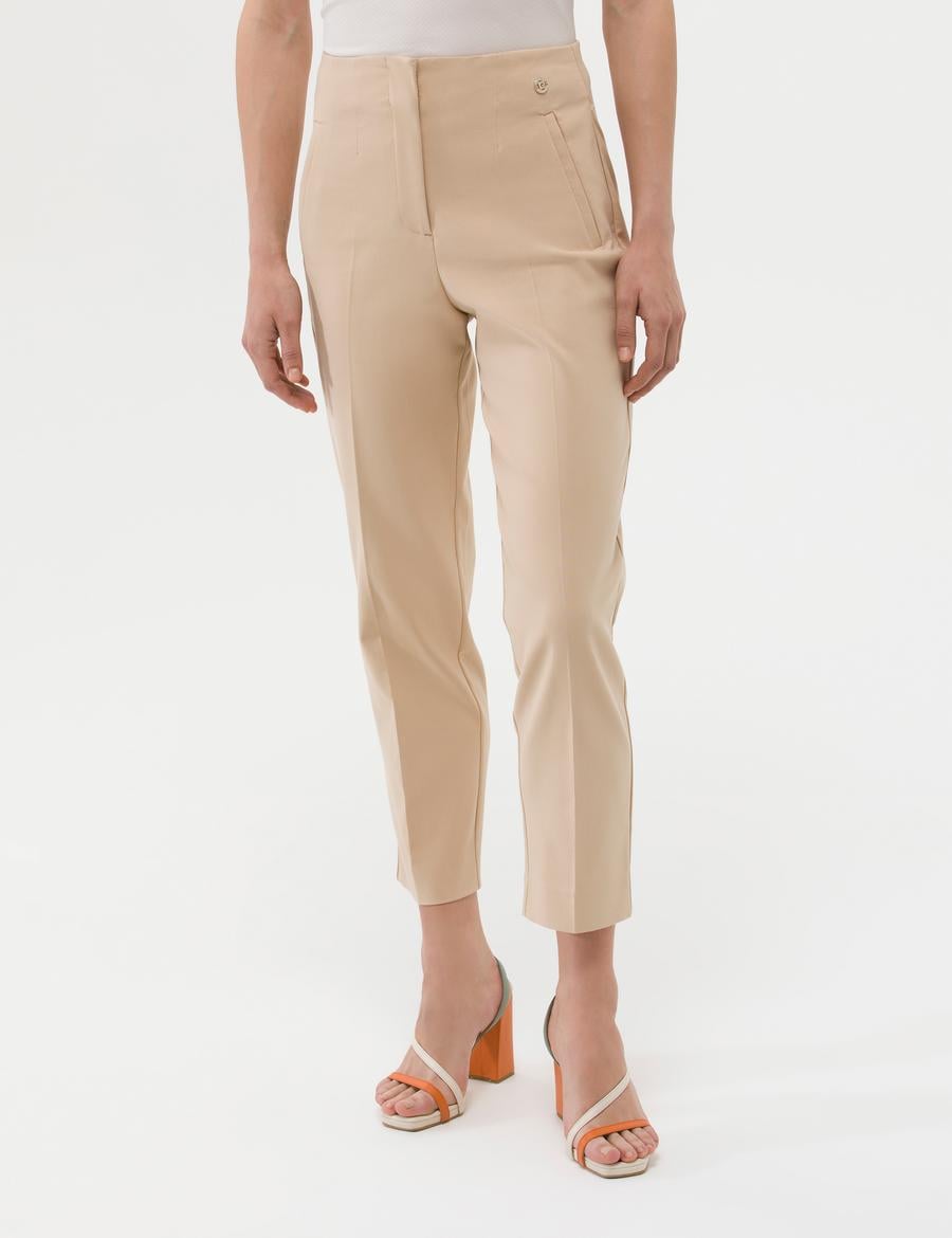 Bej Havuç Fit Kumaş Pantolon